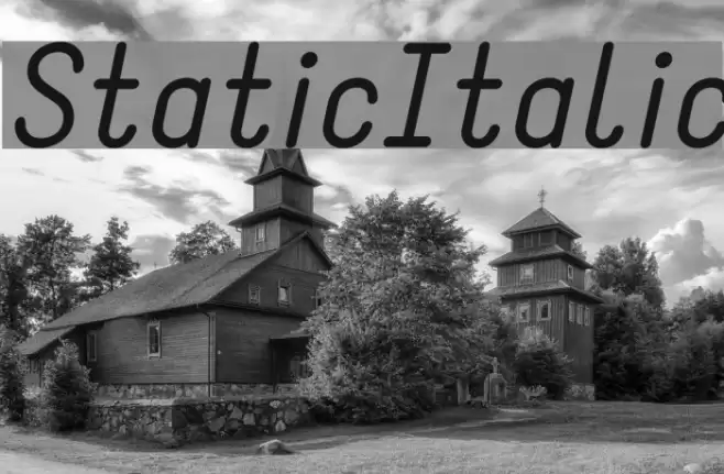 StaticItalic Fuentes examples