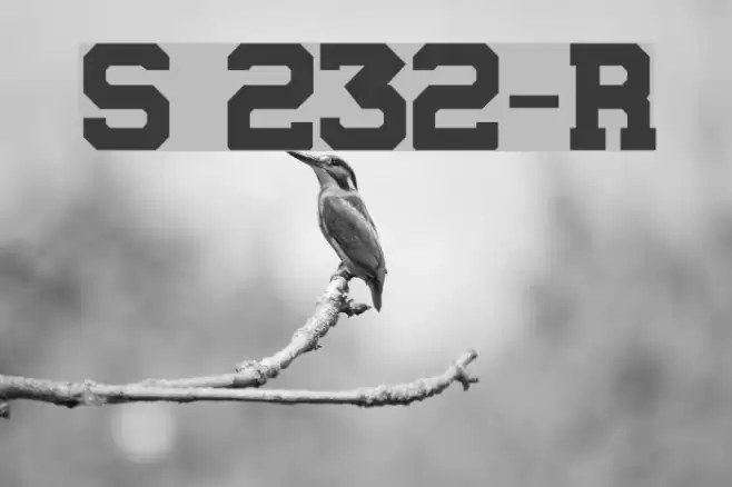 Station 232-Regular Font examples