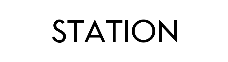 Station  フリーフォントのダウンロード