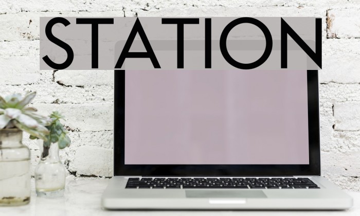 Station Font examples