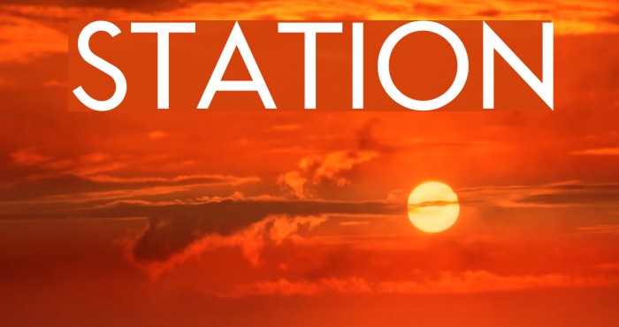 Station Font examples
