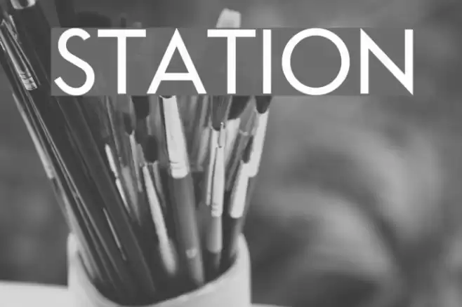 Station Font examples