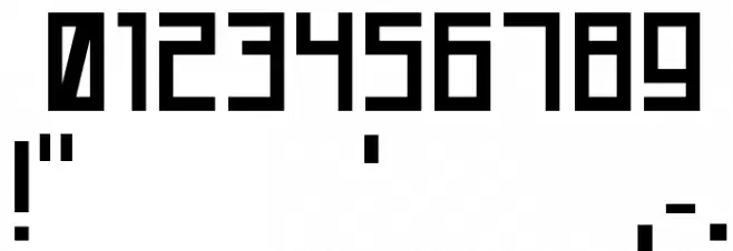 Statix Font OTHER CHARS