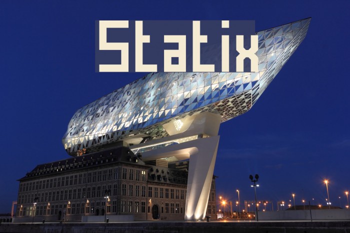 Statix Font examples