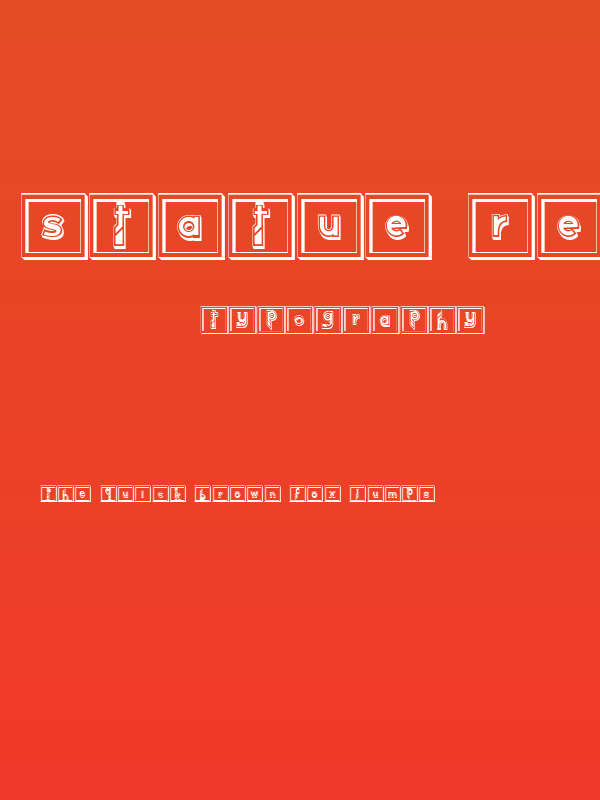 Statue Regular Poster