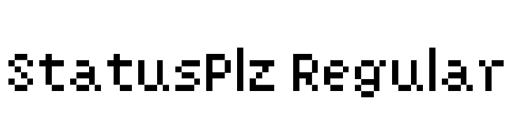 StatusPlz Regular  Free Fonts Download