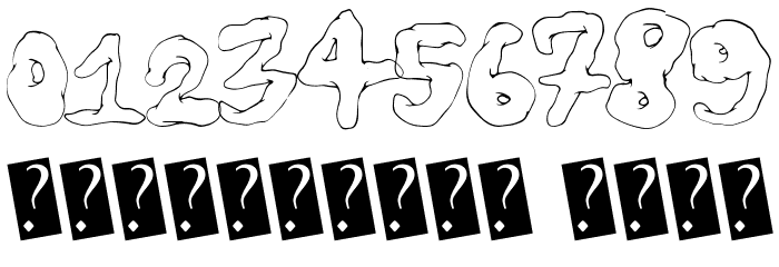 StatusUpdate Font OTHER CHARS