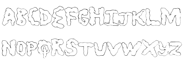 StatusUpdate Font LOWERCASE