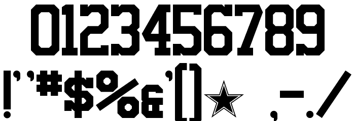 Staubach Font OTHER CHARS
