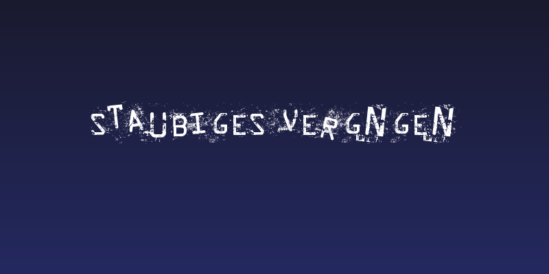Staubiges Vergngen Social Header