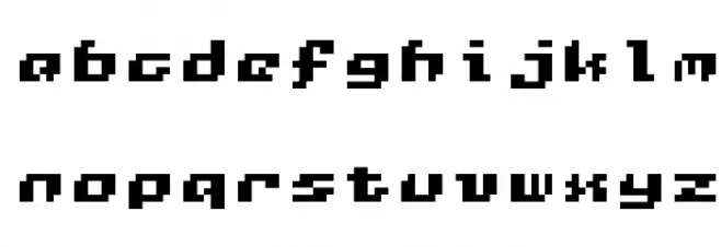 StaxBlox फ़ॉन्ट लोअरकेस