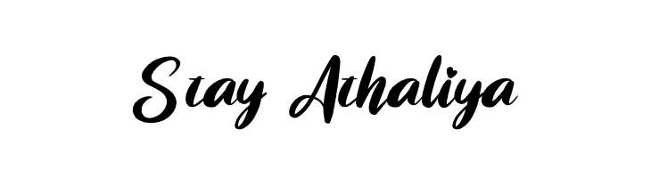 Stay Athaliya  font caratteri gratis
