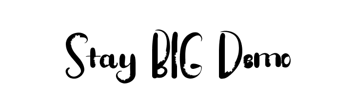 Stay BIG Demo  フリーフォントのダウンロード