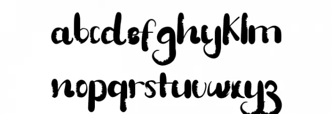 Stay BIG Demo Schriftart Kleinbuchstaben