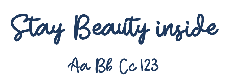 Stay Beauty inside Font Preview