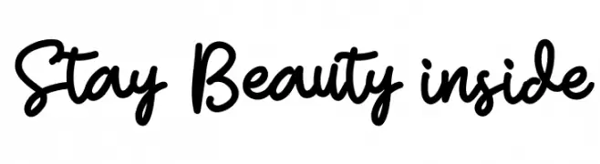 Stay Beauty inside Шрифта