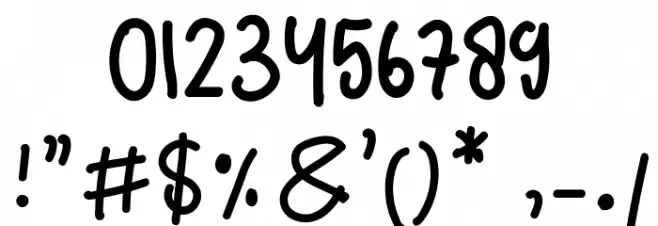 Stay Beauty inside Шрифта ДРУГИЕ символов