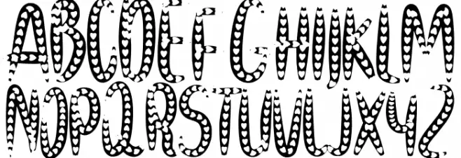 Stay Buddy love Font Litere mari