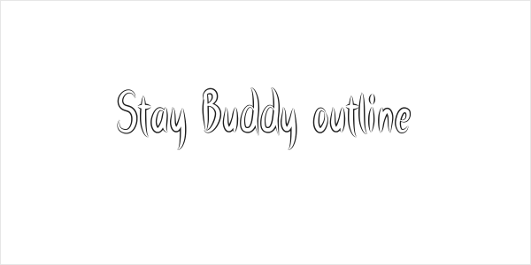 Stay Buddy outline Logo