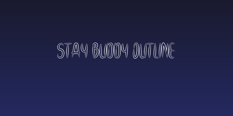 Stay Buddy outline Social Header