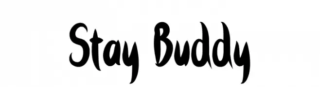 Stay Buddy  Frei Schriftart Herunterladen