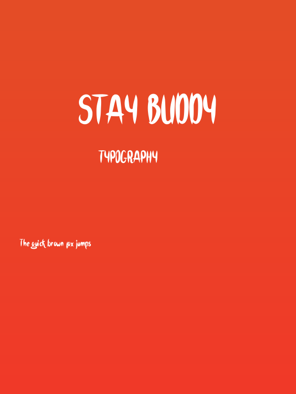Stay Buddy Poster