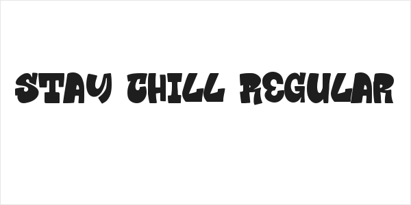 Stay Chill Regular Logo