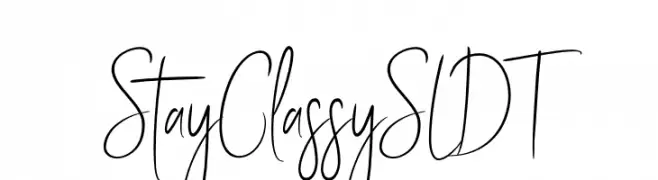 Stay Classy SLDT  Fuentes Gratis Descargar