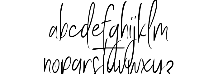 Stay Classy SLDT Font LOWERCASE