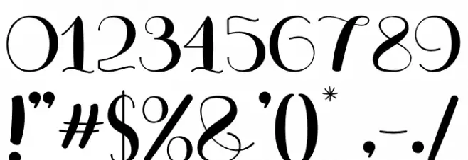 Stay Cool Font OTHER CHARS