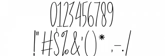 Stay Cool Font OTHER CHARS