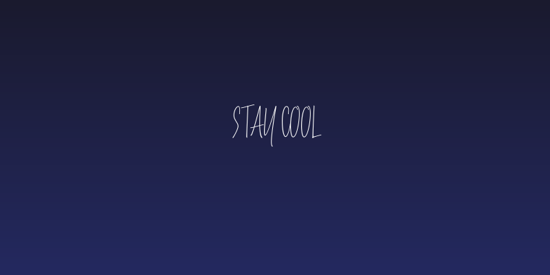 Stay Cool Social Header
