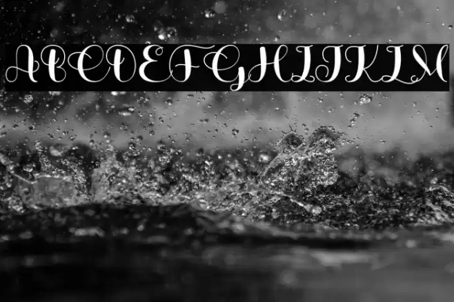 Stay Cool Font examples