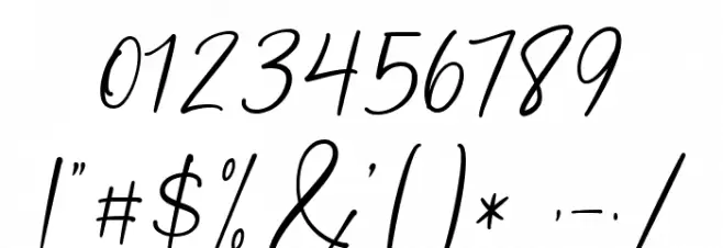 Stay Dreaming Font OTHER CHARS