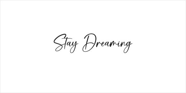 Stay Dreaming Logo