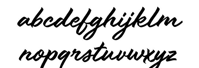 Stay Fresh Font LOWERCASE