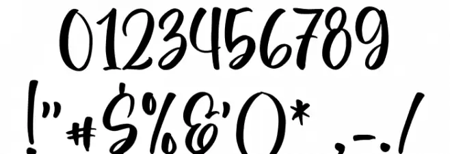 Stay Girly Regular Font OTHER CHARS