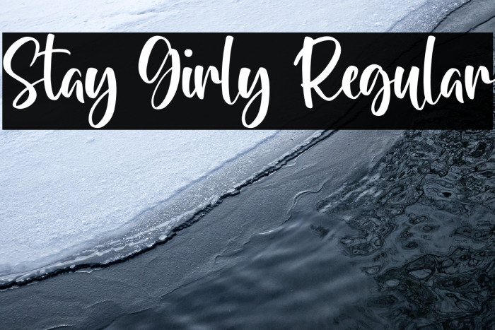 Stay Girly Regular Example 1