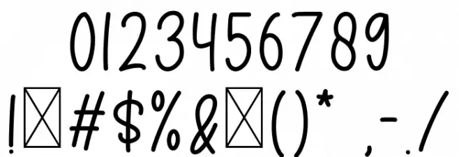 Stay Gold Font OTHER CHARS