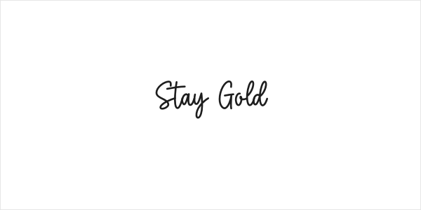 Stay Gold Logo