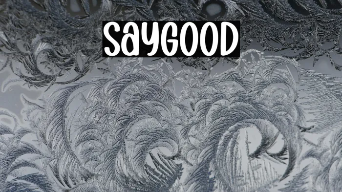 Stay Good Example 1