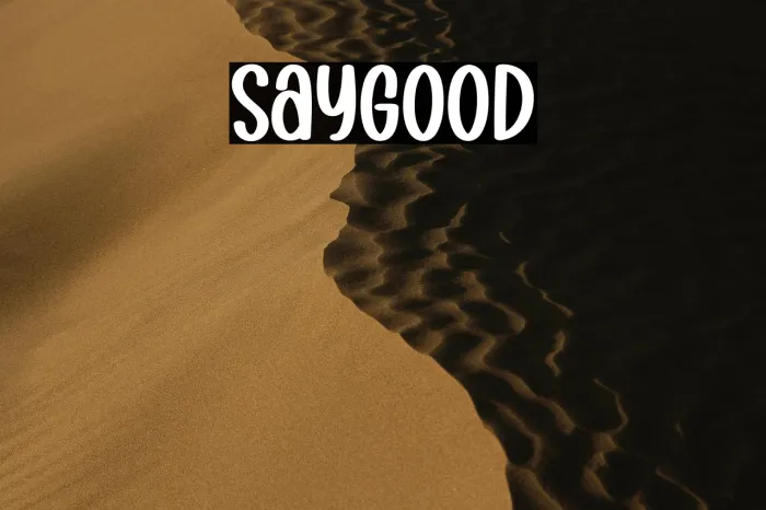 Stay Good Example 3