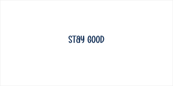 Stay Good Logo