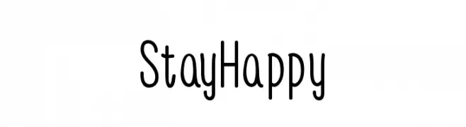 Stay Happy  Fuentes Gratis Descargar