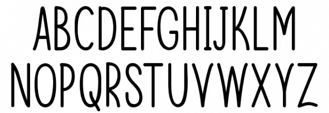 Stay Happy Font Litere mari