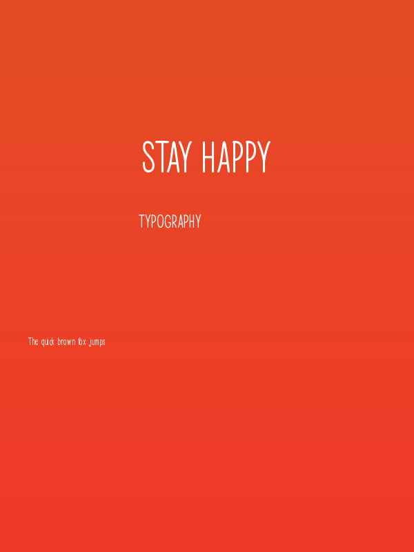 Stay Happy Poster