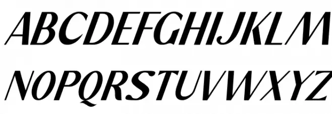 Stay High Italic 字体 大写