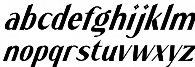 Stay High Italic Caratteri MINUSCOLO