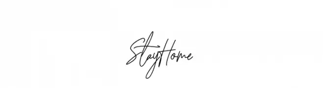 Stay Home  免费字体下载