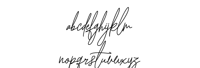 Stay Home Font LOWERCASE